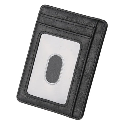 Leather Wallet Credit ID Card Holder
