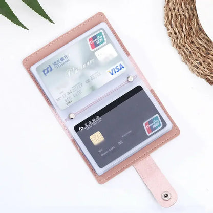 Leather Pocket Credit Card Holder