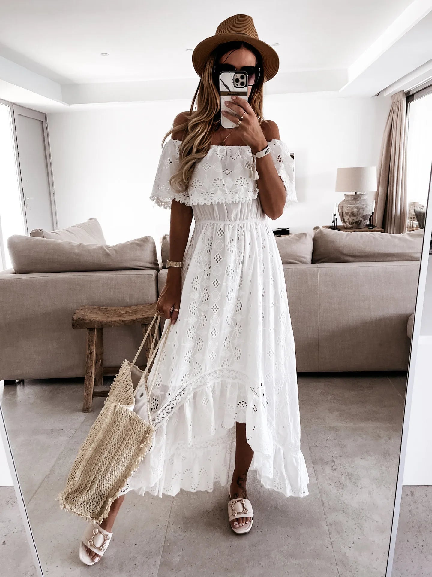 Long Elegant White Dresses