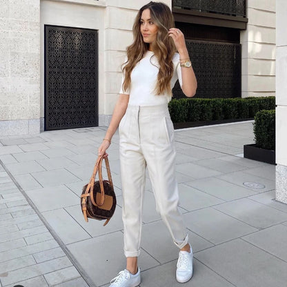 Office High waist Pants for Women Formal Pants Office outfits