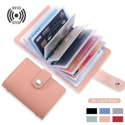 Leather Pocket Credit Card Holder