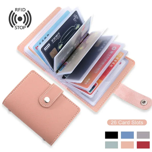 Leather Pocket Credit Card Holder