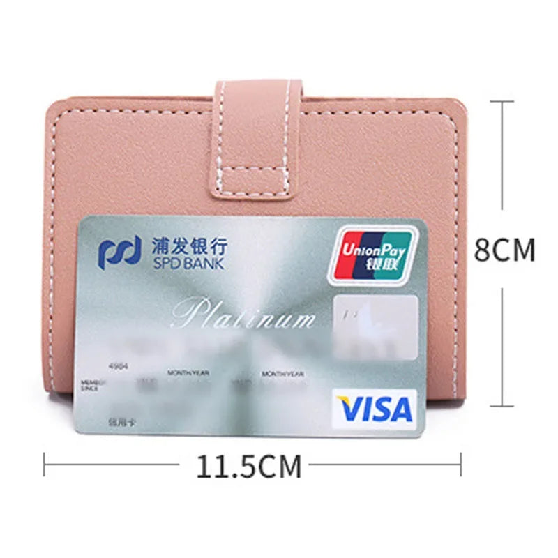 Leather Pocket Credit Card Holder
