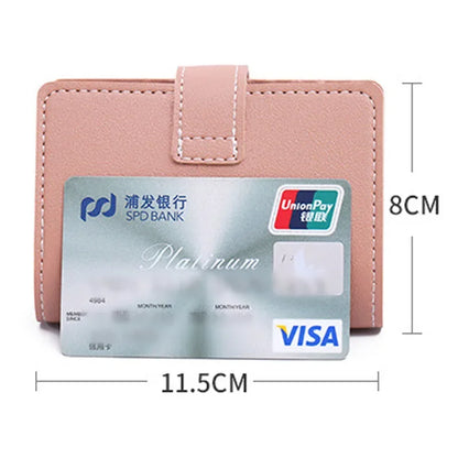 Leather Pocket Credit Card Holder